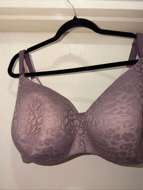 Cacique Lace Full-Coverage Bra in Dusty Lavender
